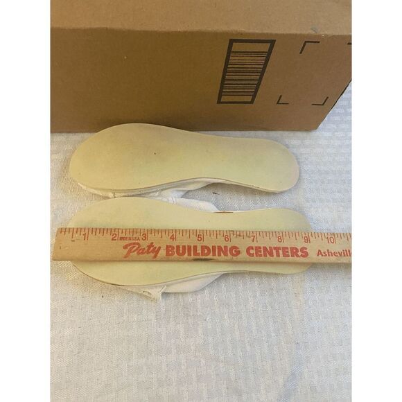 Vanity Fair? White Lace Lace Vintage Slippers 8.5? - Picture 5 of 5